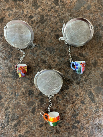 2 Inch Tea Ball - Teacup Fob